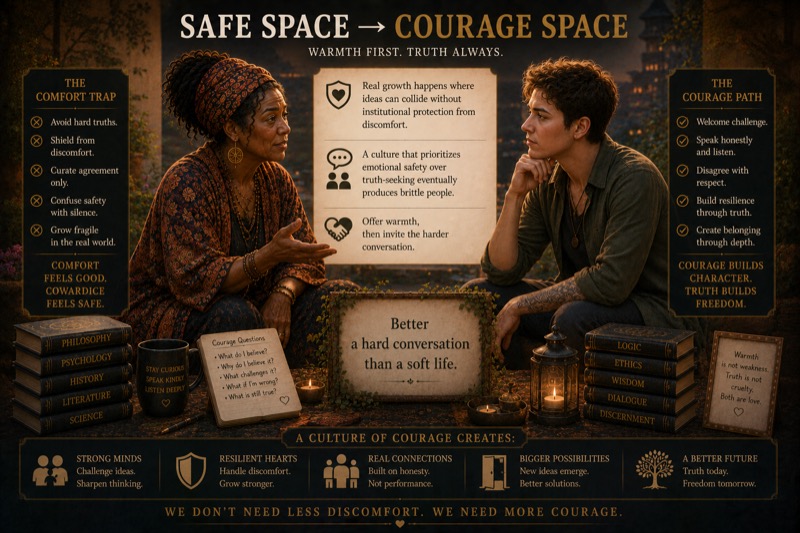 Courage Space — reframe artwork