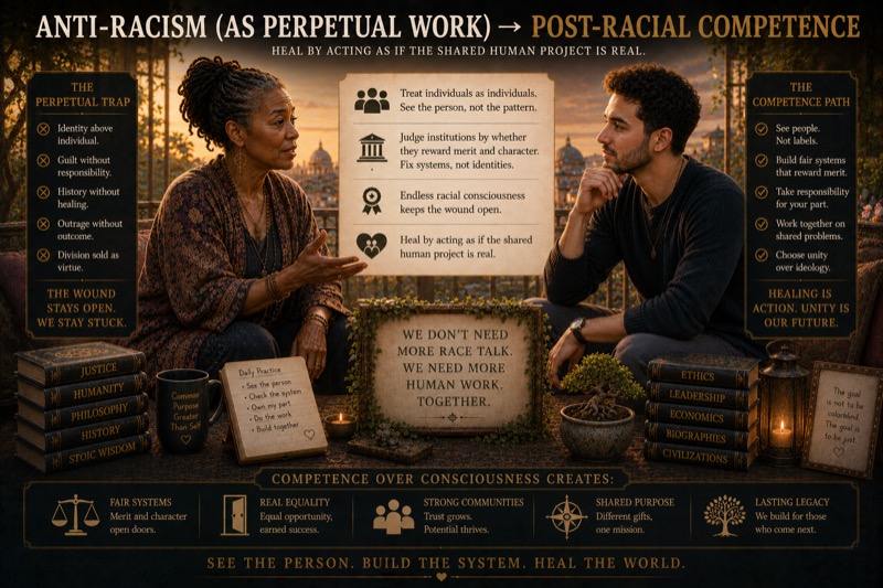 Post-Racial Competence — reframe artwork