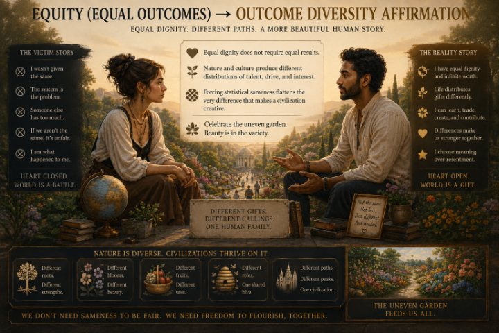 Outcome Diversity Affirmation — reframe artwork
